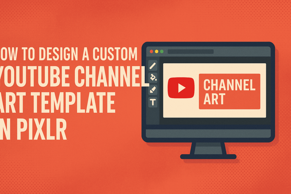 How to Design a Custom YouTube Channel Art Template in Pixlr