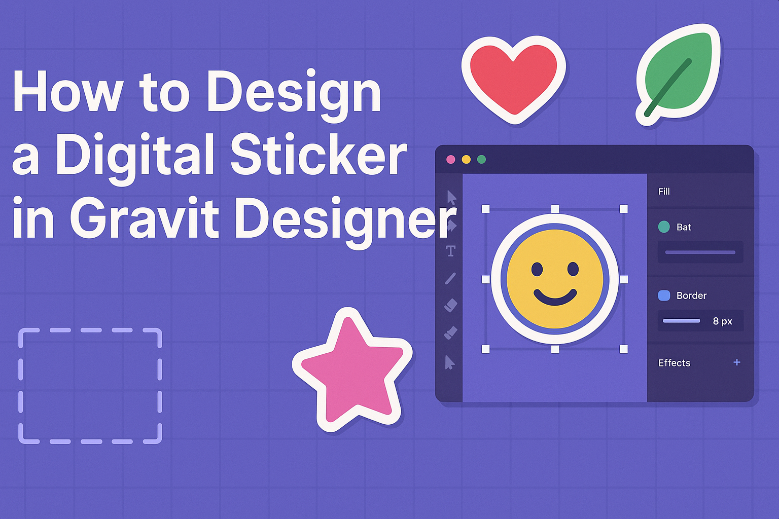 How to Design a Digital Sticker in Gravit Designer