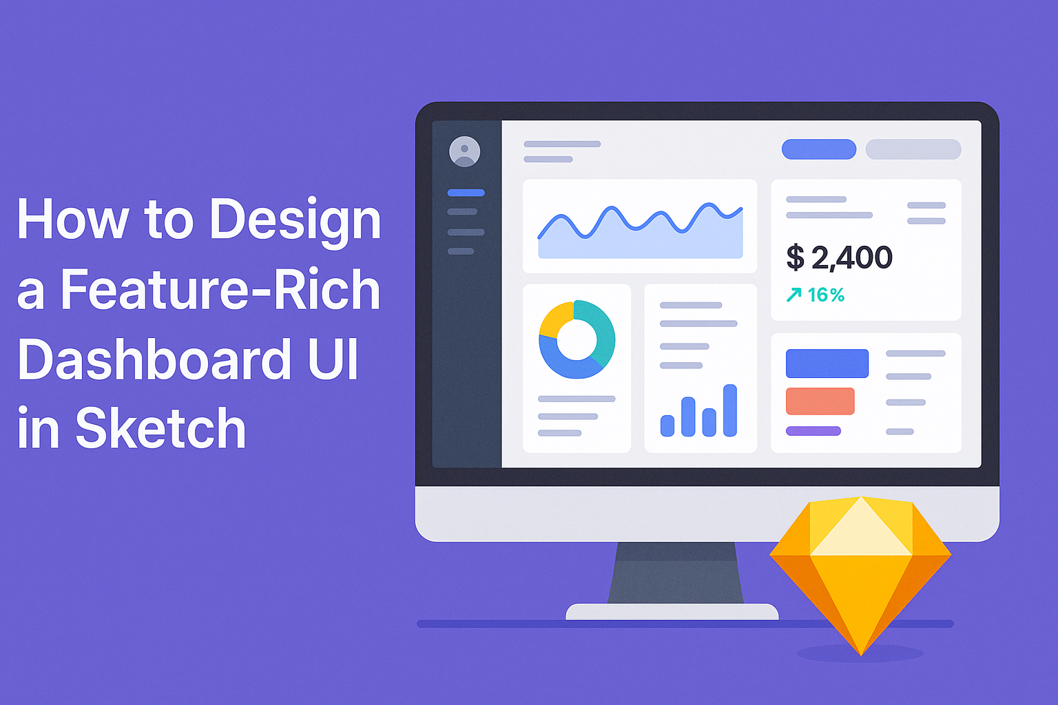 How to Design a Feature-Rich Dashboard UI in Sketch