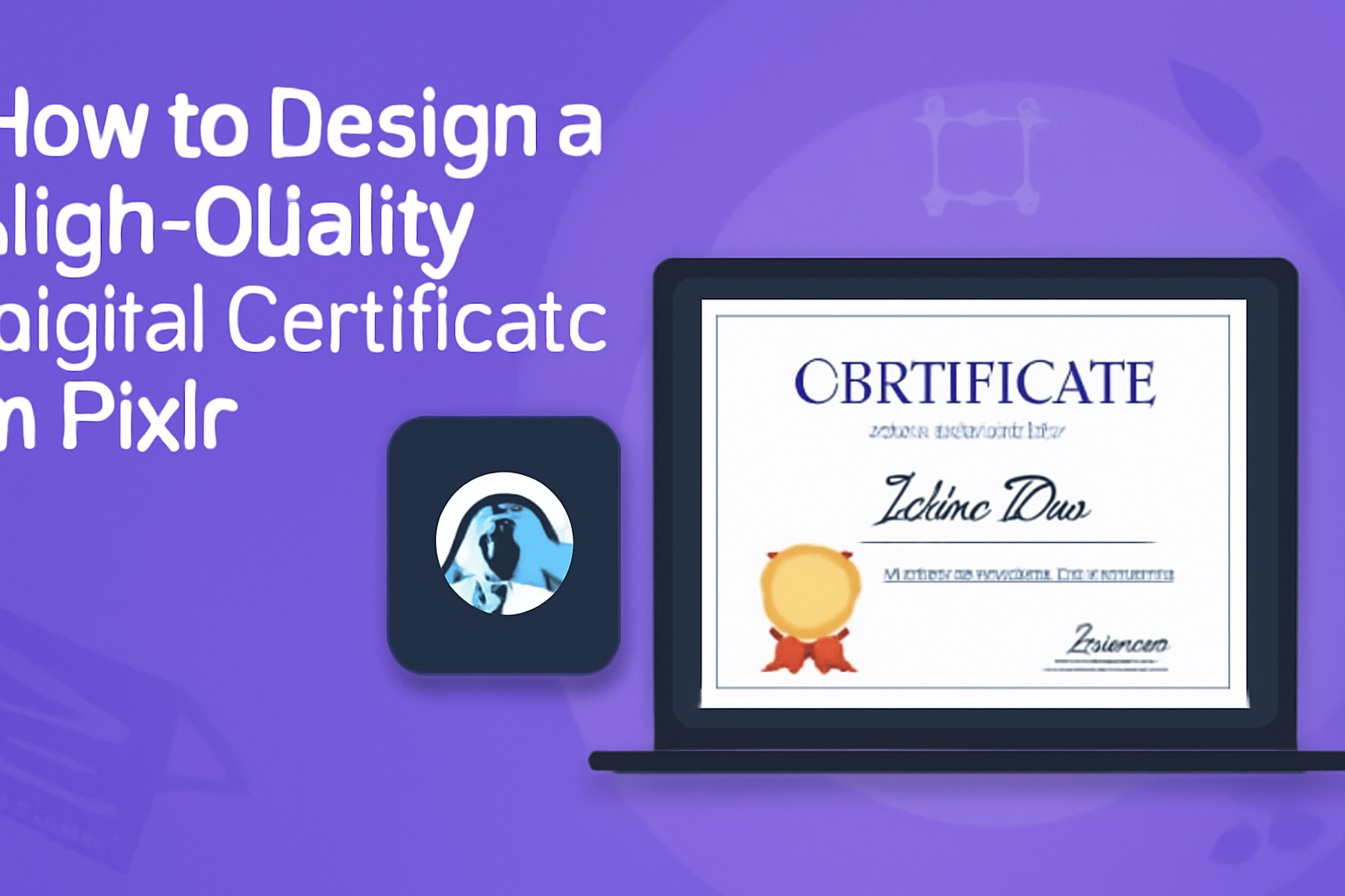 How to Design a High-Quality Digital Certificate in Pixlr