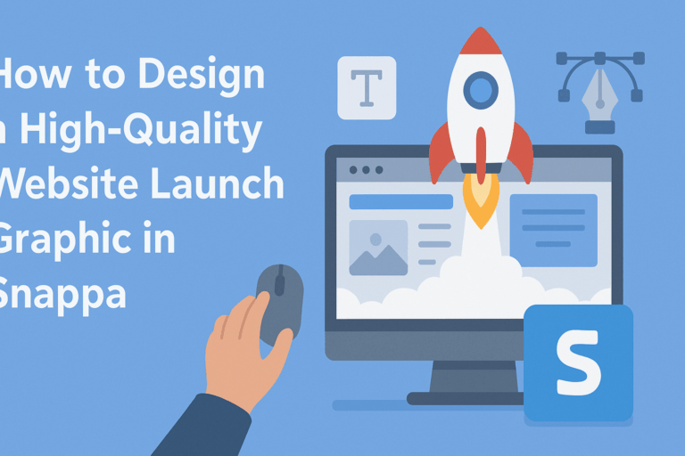 How to Design a High-Quality Website Launch Graphic in Snappa