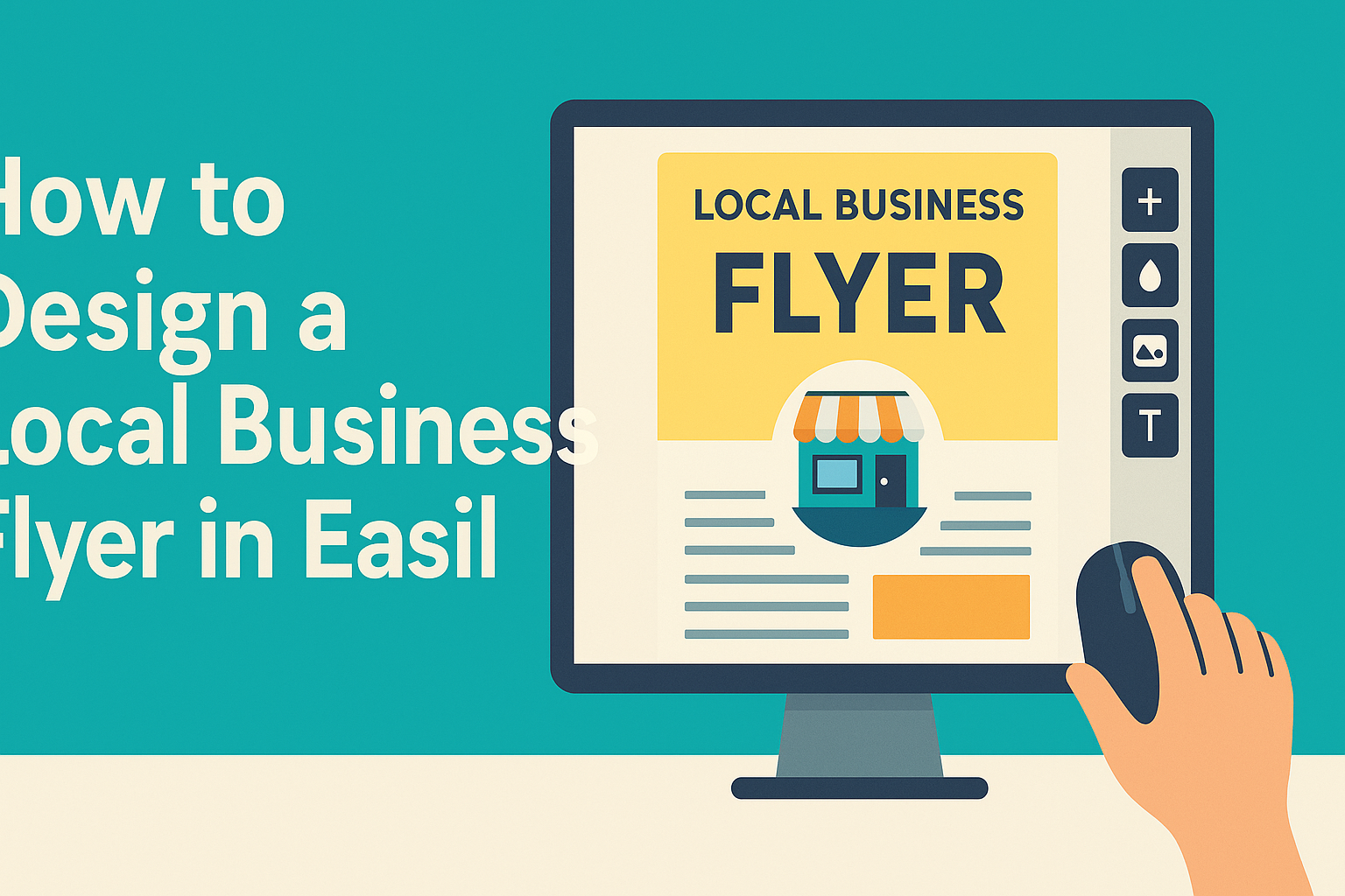 How to Design a Local Business Flyer in Easil