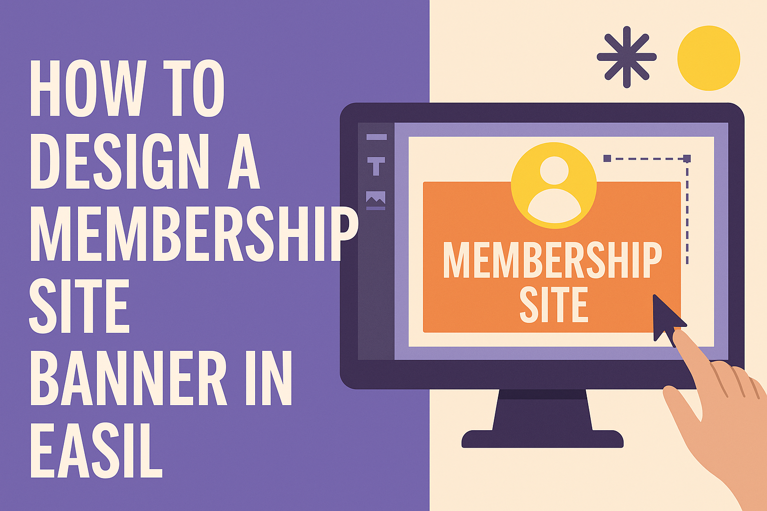 How to Design a Membership Site Banner in Easil