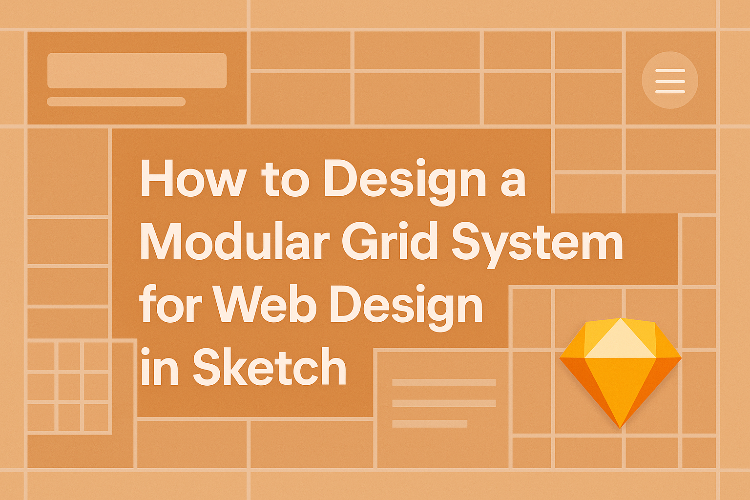 How to Design a Modular Grid System for Web Design in Sketch