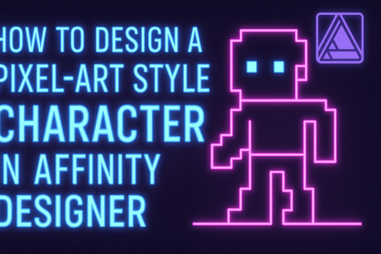 How to Design a Pixel-Art Style Character in Affinity Designer ...