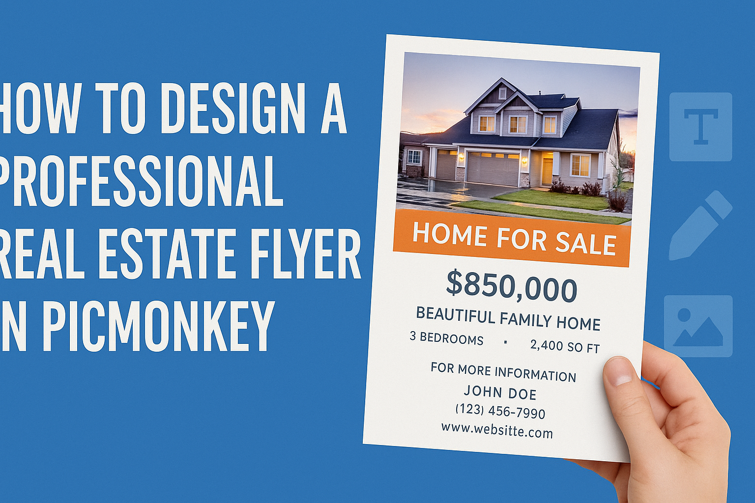 How to Design a Professional Real Estate Flyer in PicMonkey