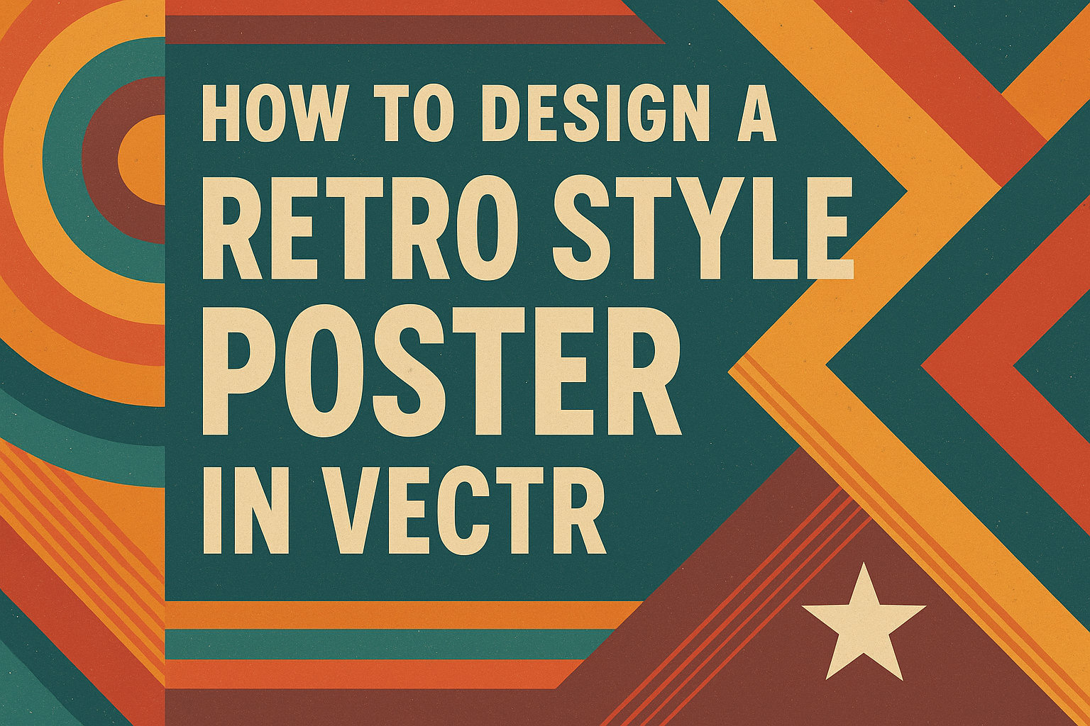 How to Design a Retro Style Poster in Vectr
