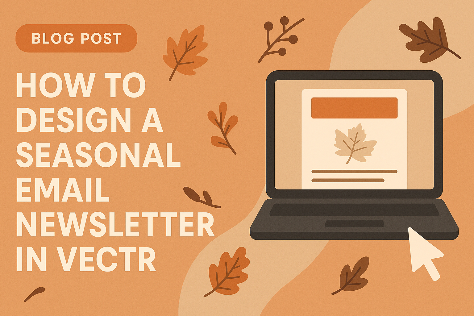 How to Design a Seasonal Email Newsletter Design in Vectr