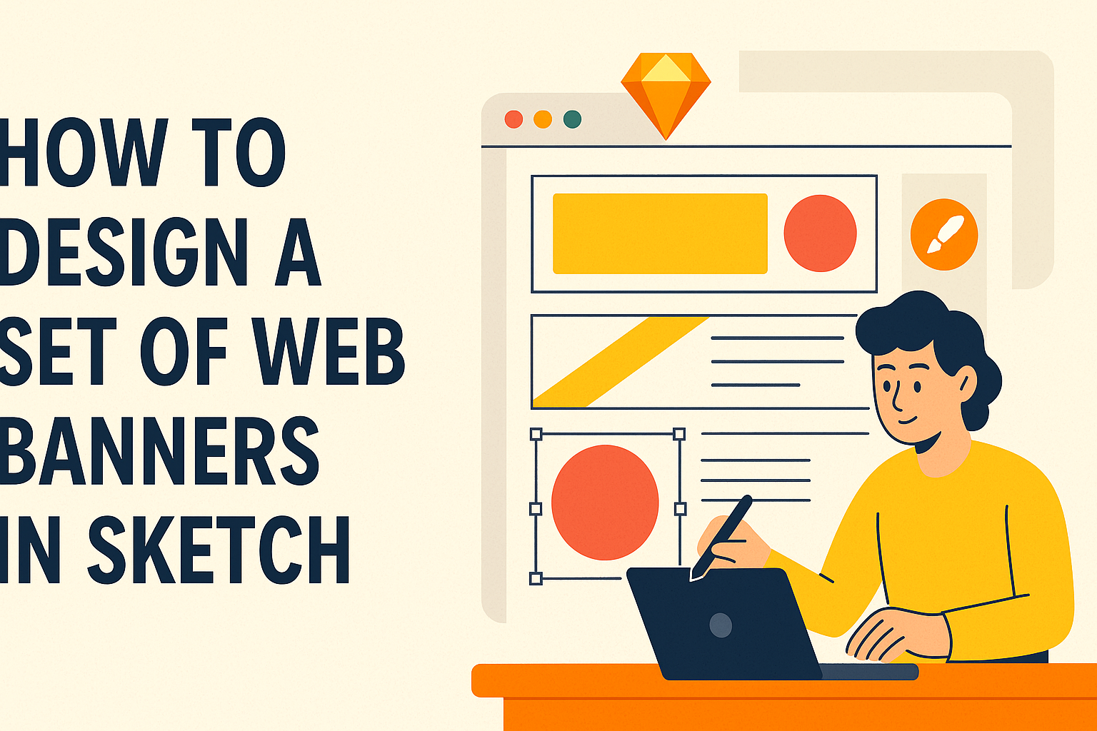 How to Design a Set of Web Banners in Sketch