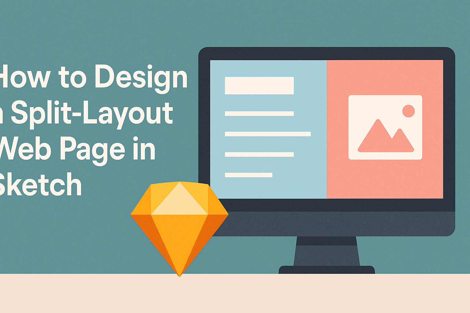 How to Design a Split-Layout Web Page in Sketch