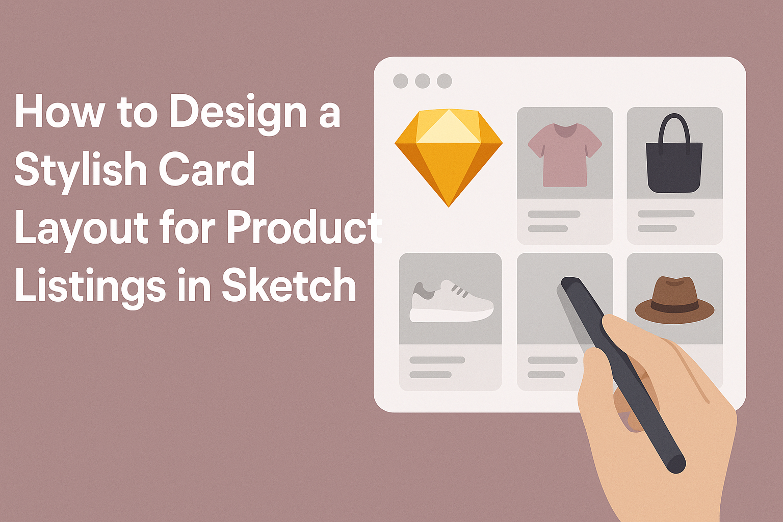 How to Design a Stylish Card Layout for Product Listings in Sketch