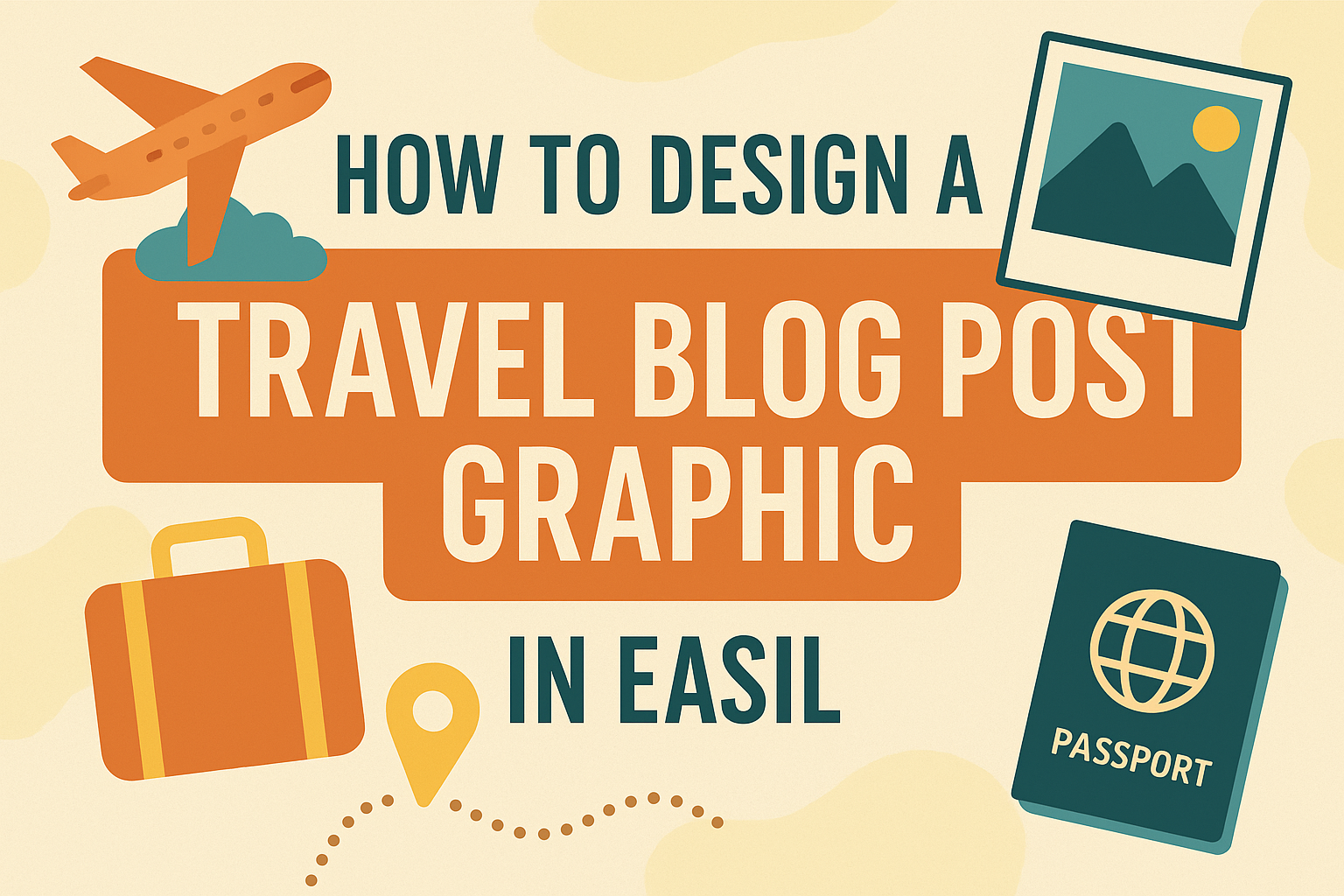 How to Design a Travel Blog Post Graphic in Easil