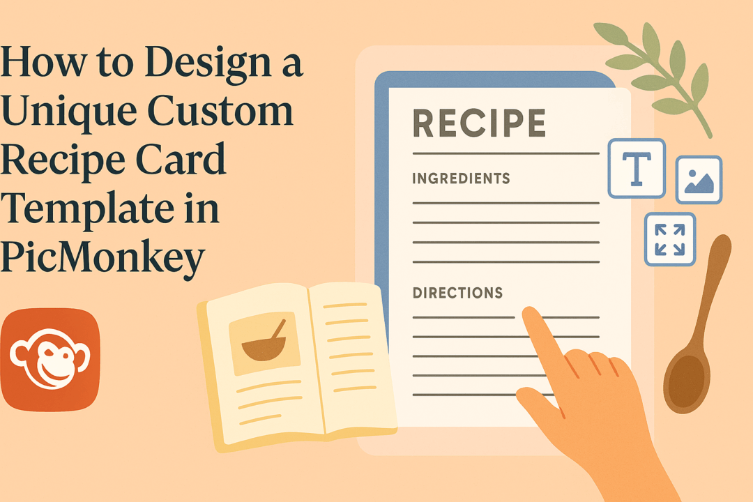 How to Design a Unique Custom Recipe Card Template in PicMonkey