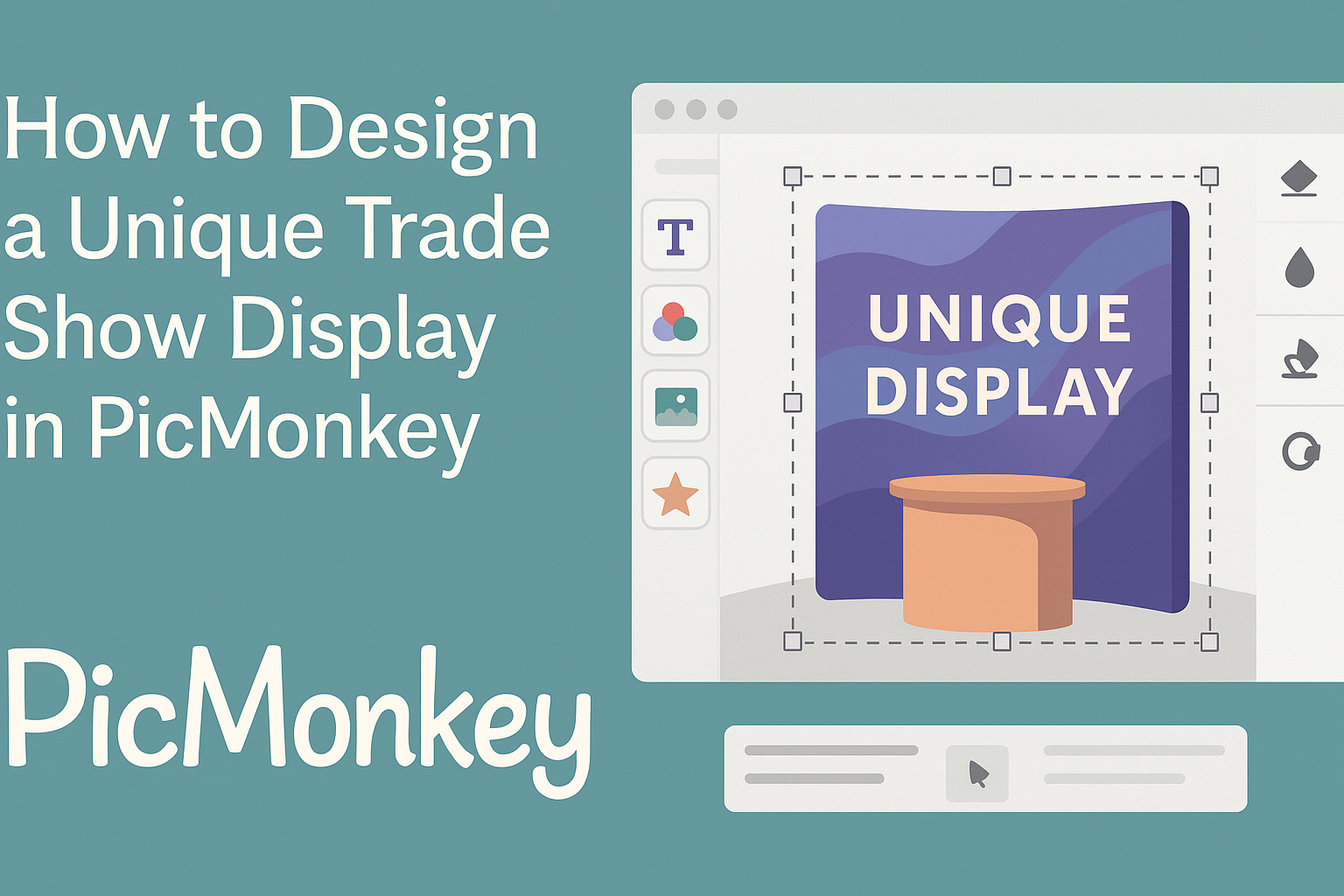 How to Design a Unique Trade Show Display in PicMonkey