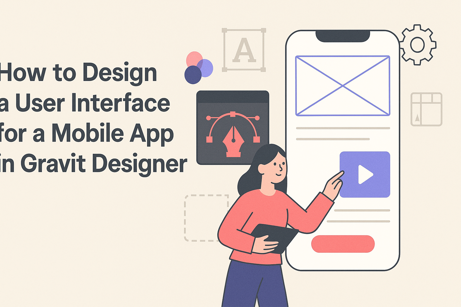 How to Design a User Interface for a Mobile App in Gravit Designer
