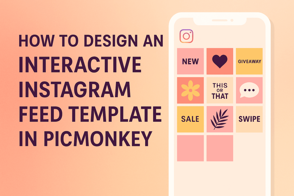 How to Design an Interactive Instagram Feed Template in PicMonkey
