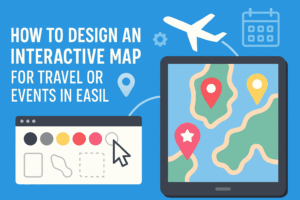 How to Design an Interactive Map for Travel or Events in Easil