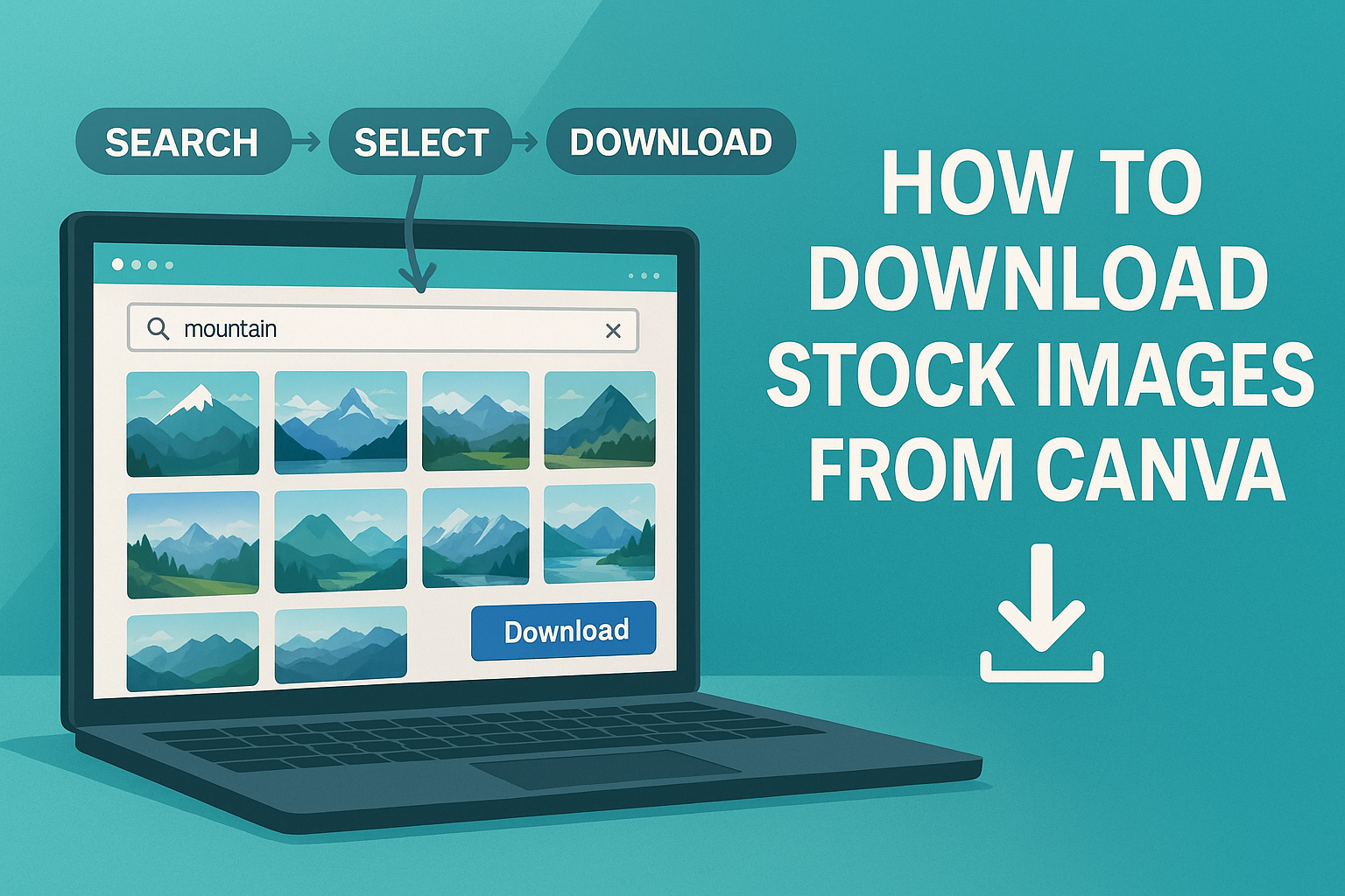 How to Download Stock Images From Canva