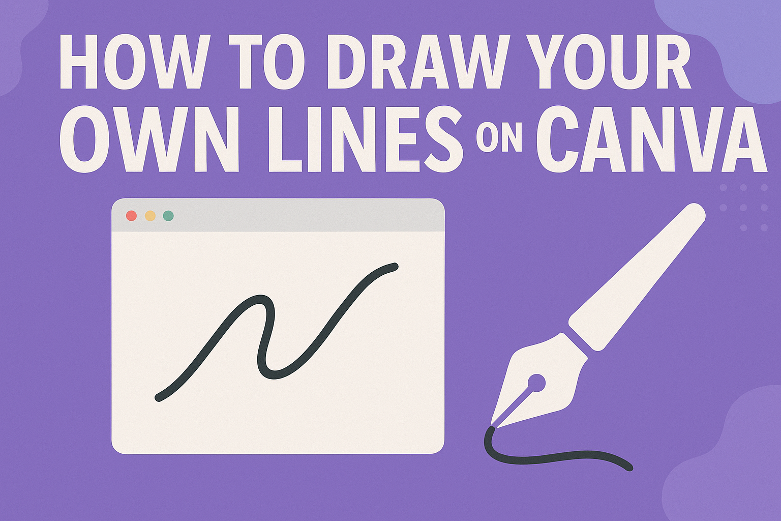 How to Draw Your Own Lines on Canva