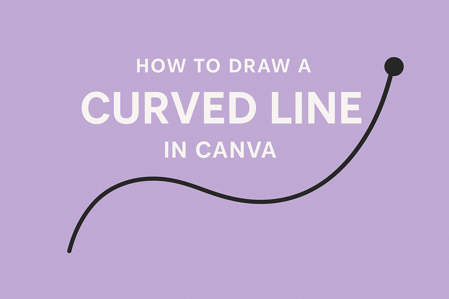 How to Draw a Curved Line in Canva