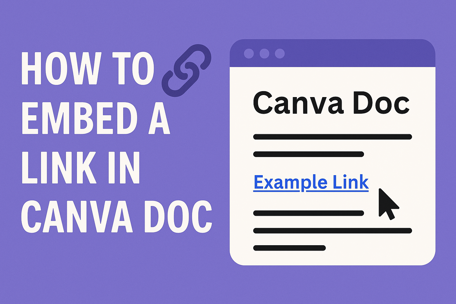 How to Embed a Link in Canva Doc