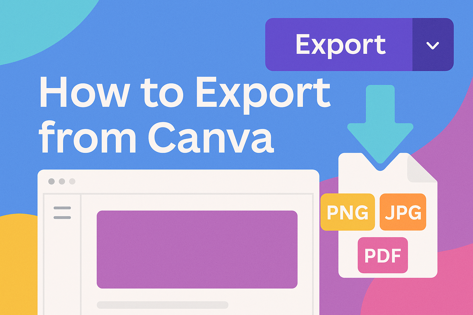 How to Export from Canva