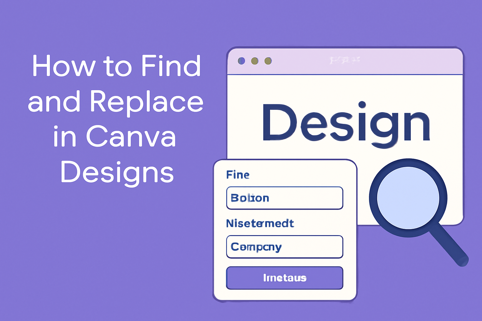 How to Find and Replace in Canva Designs