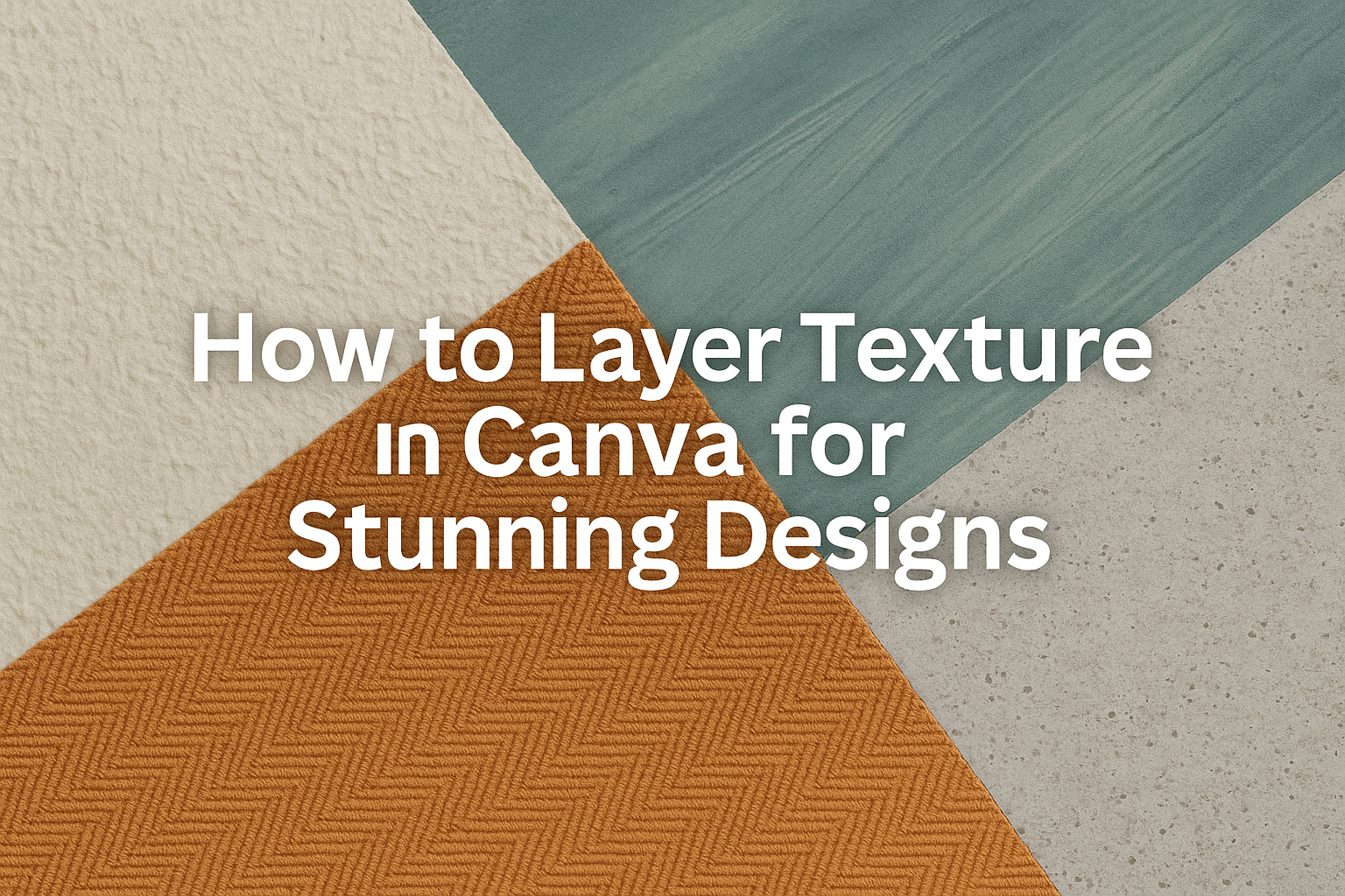 How to Layer Texture in Canva for Stunning Designs
