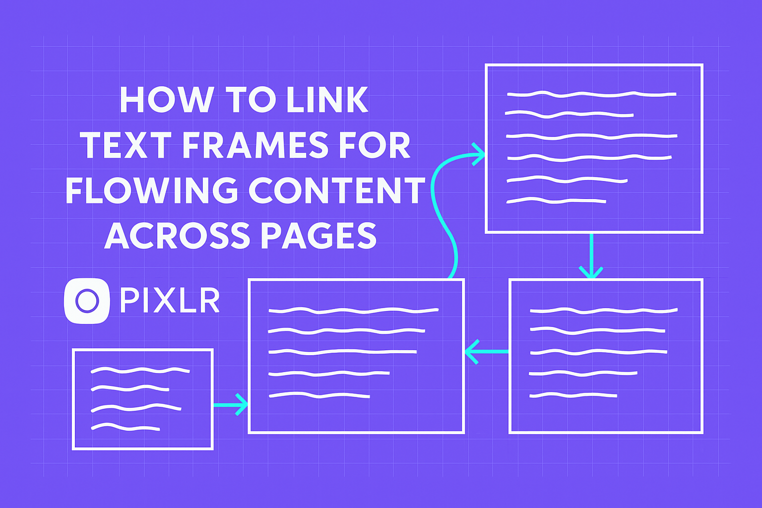 How to Link Text Frames for Flowing Content Across Pages
