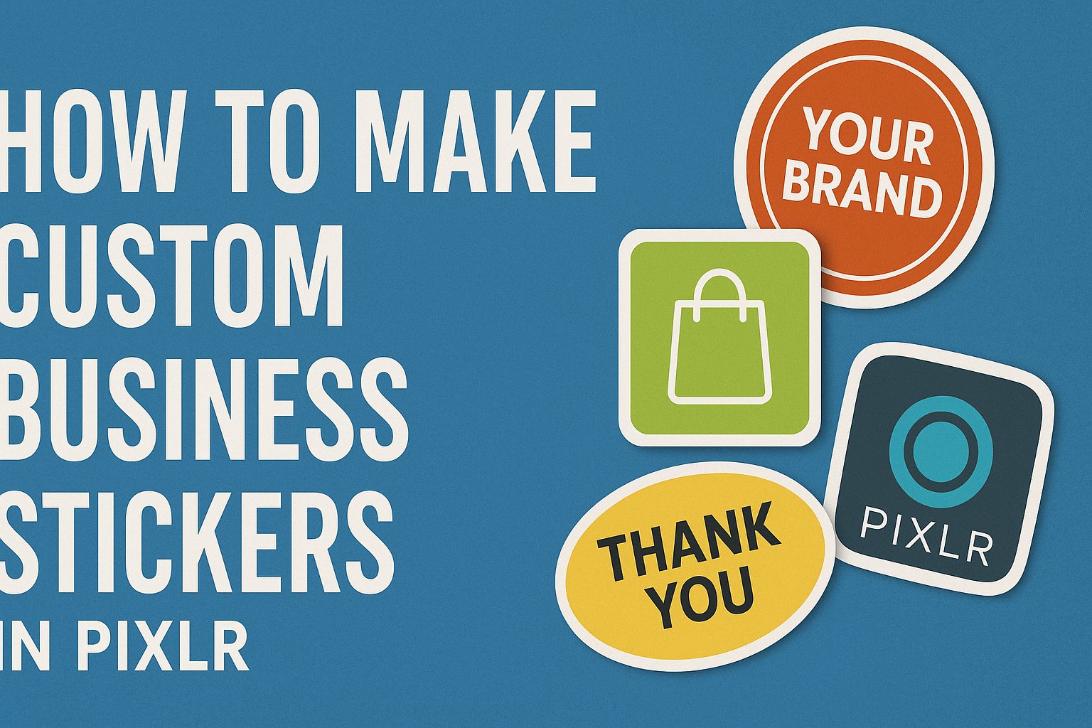 How to Make Custom Business Stickers in Pixlr
