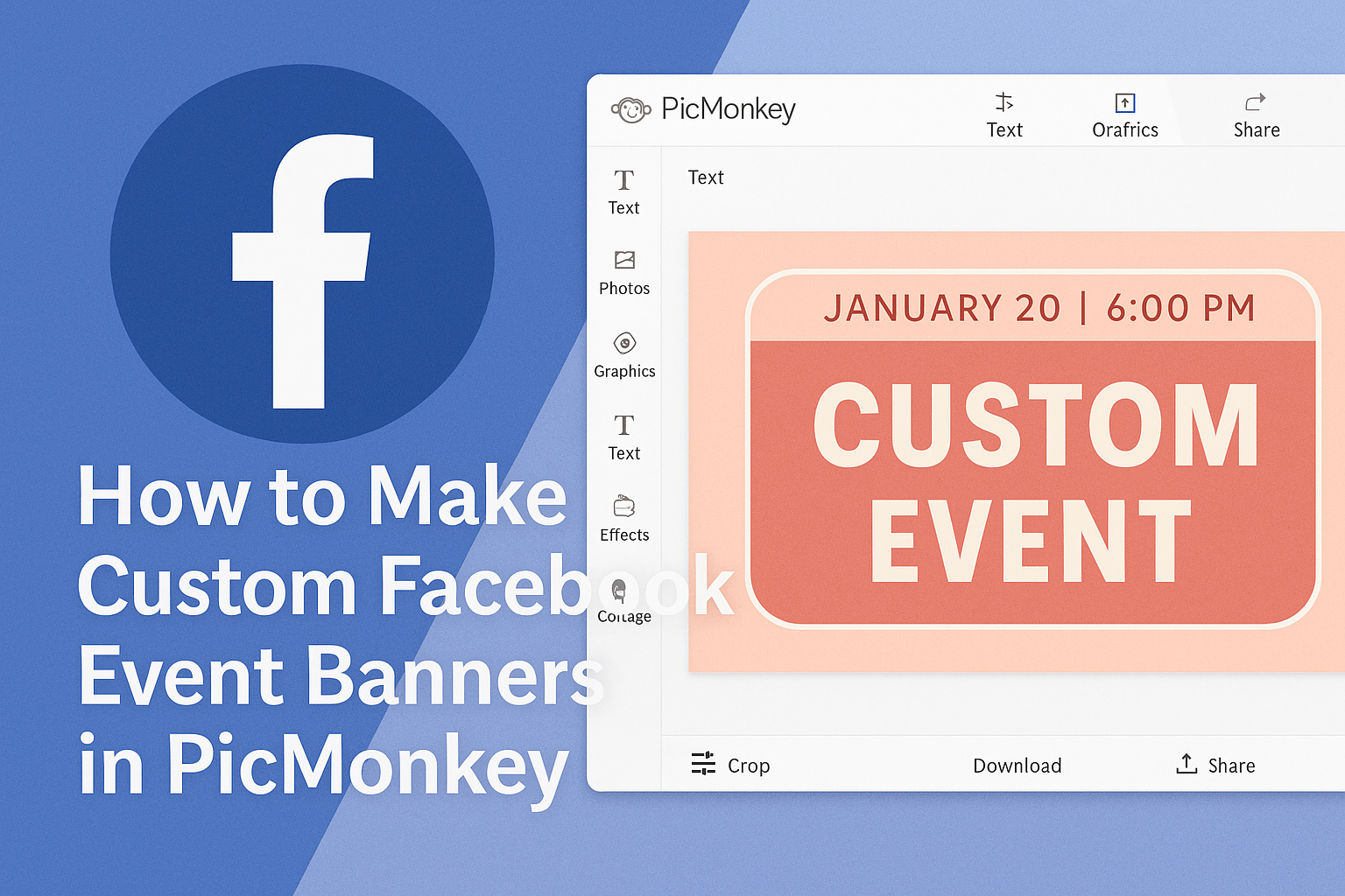 How to Make Custom Facebook Event Banners in PicMonkey