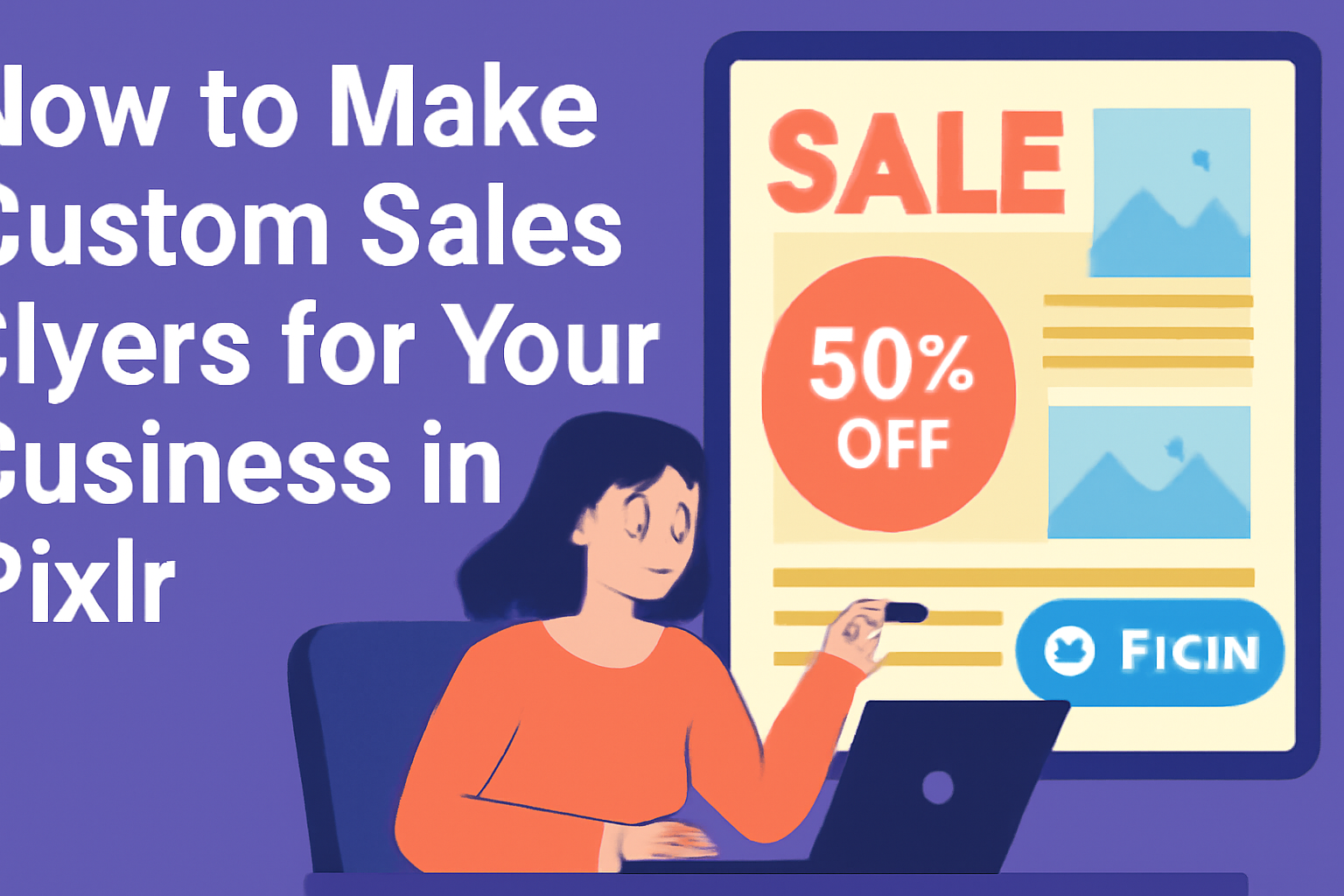 How to Make Custom Sales Flyers for Your Business in Pixlr