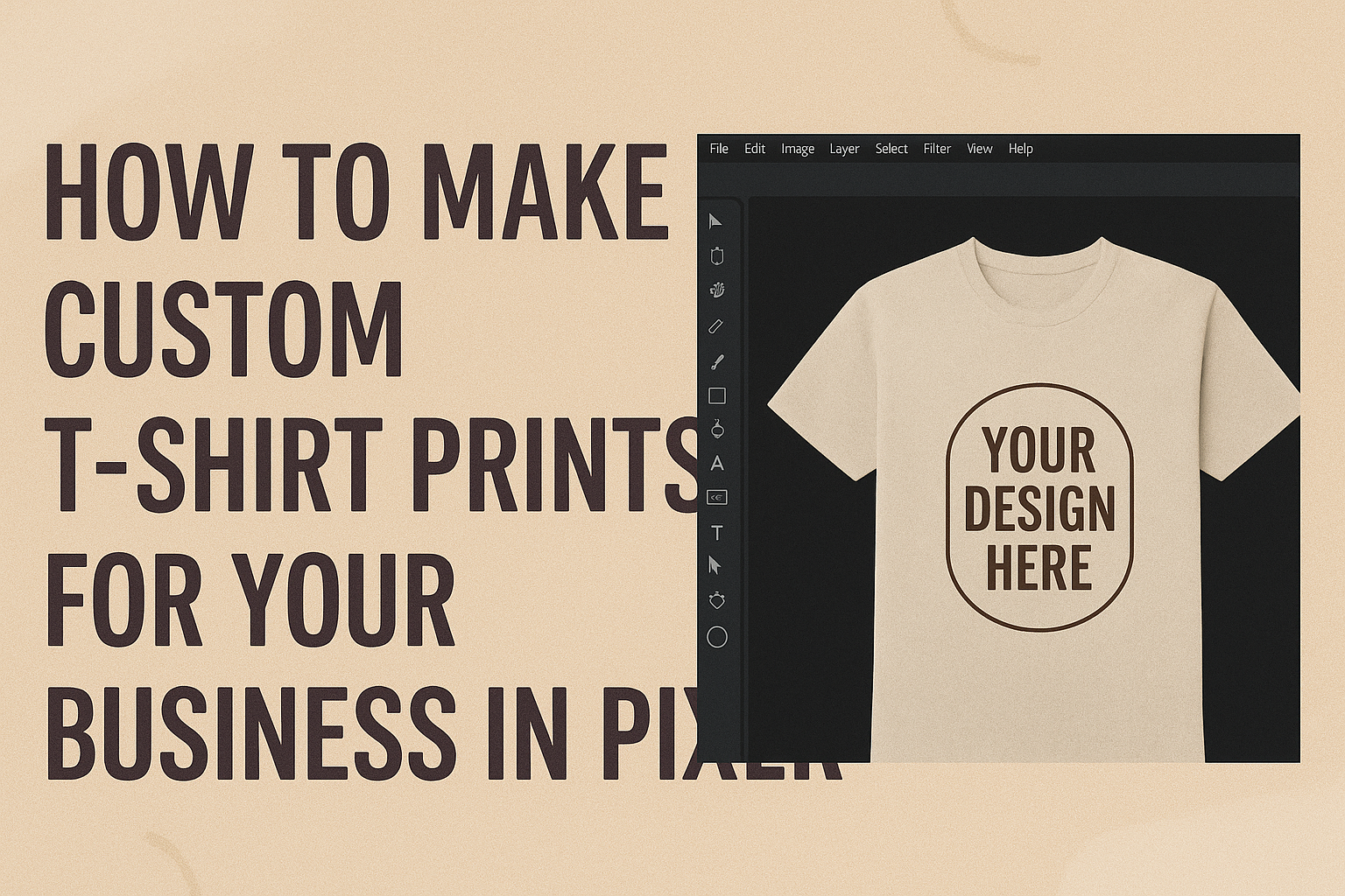 How to Make Custom T-shirt Prints for Your Business in Pixlr