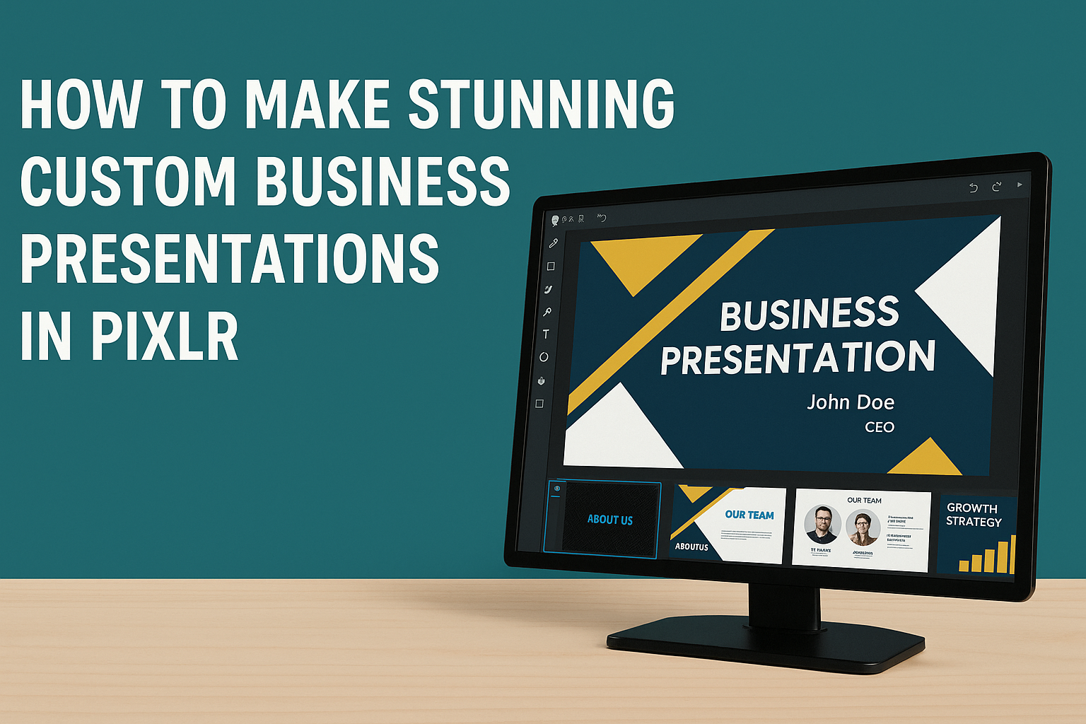 How to Make Stunning Custom Business Presentations in Pixlr