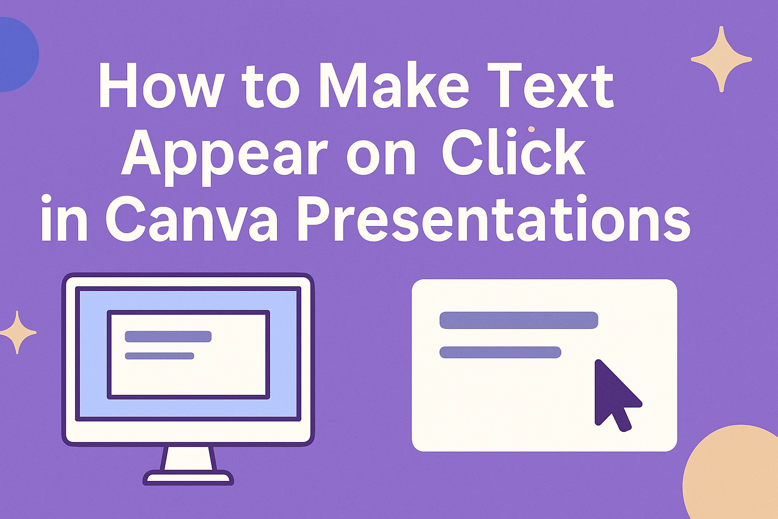 How to Make Text Appear on Click in Canva Presentations