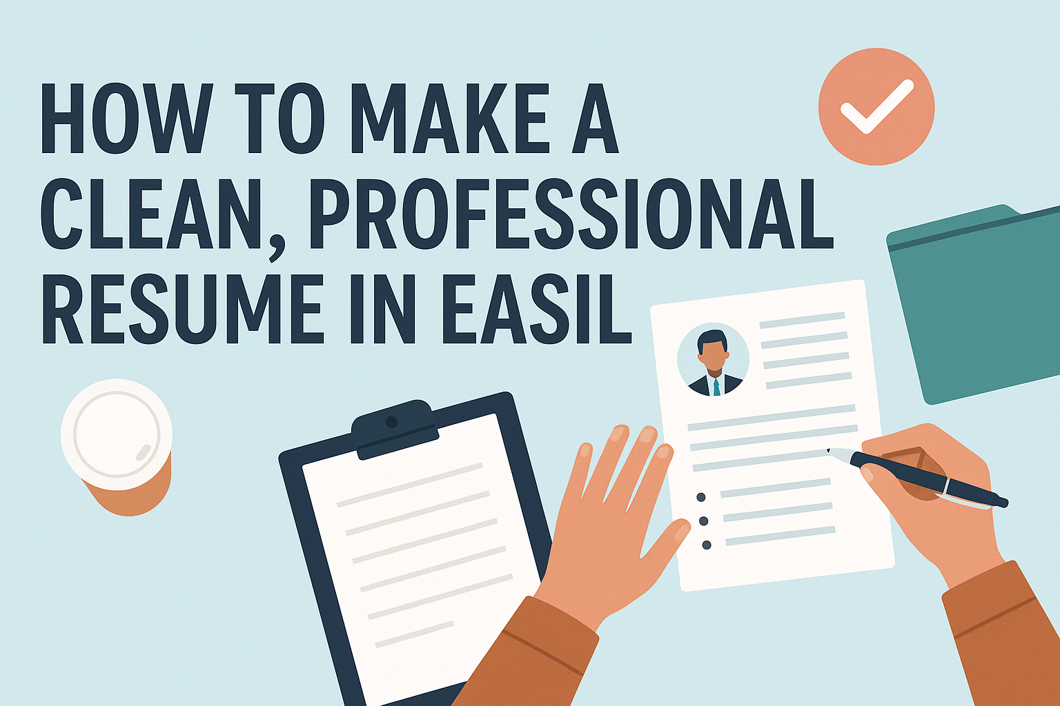 How to Make a Clean, Professional Resume in Easil