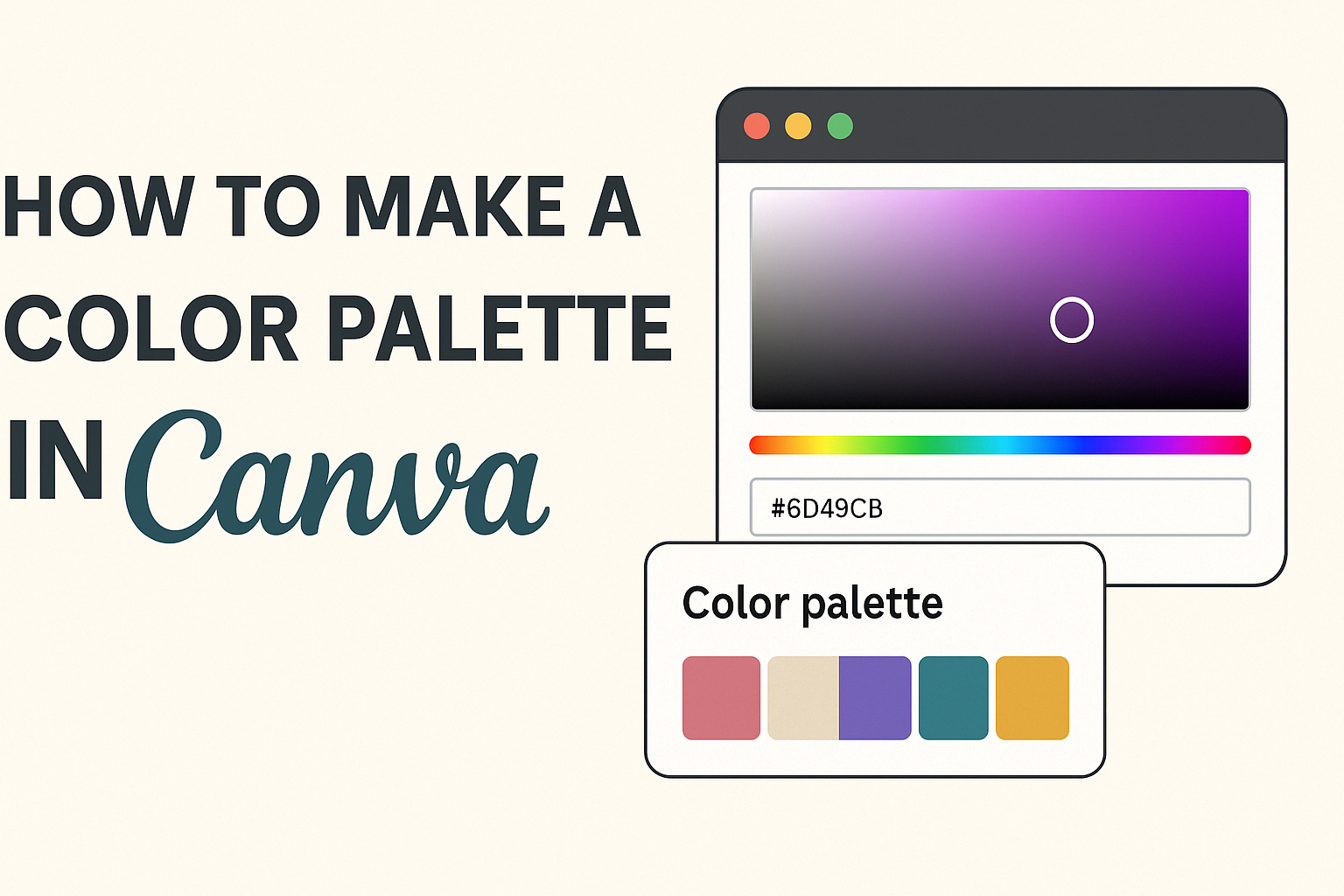 How to Make a Color Palette in Canva