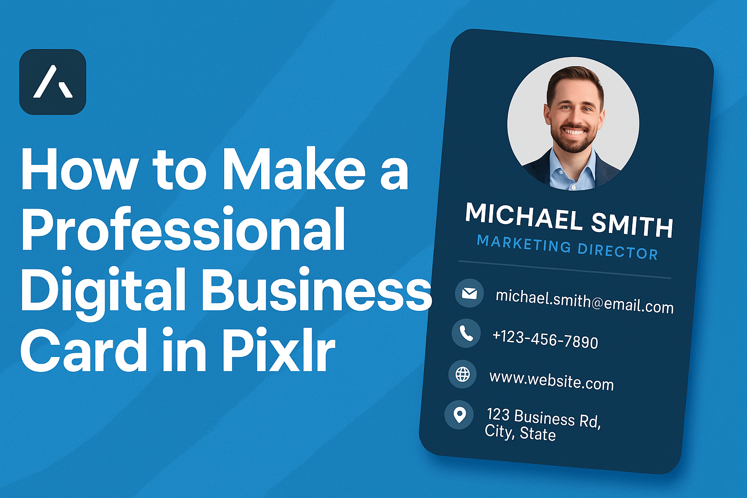 How to Make a Professional Digital Business Card in Pixlr