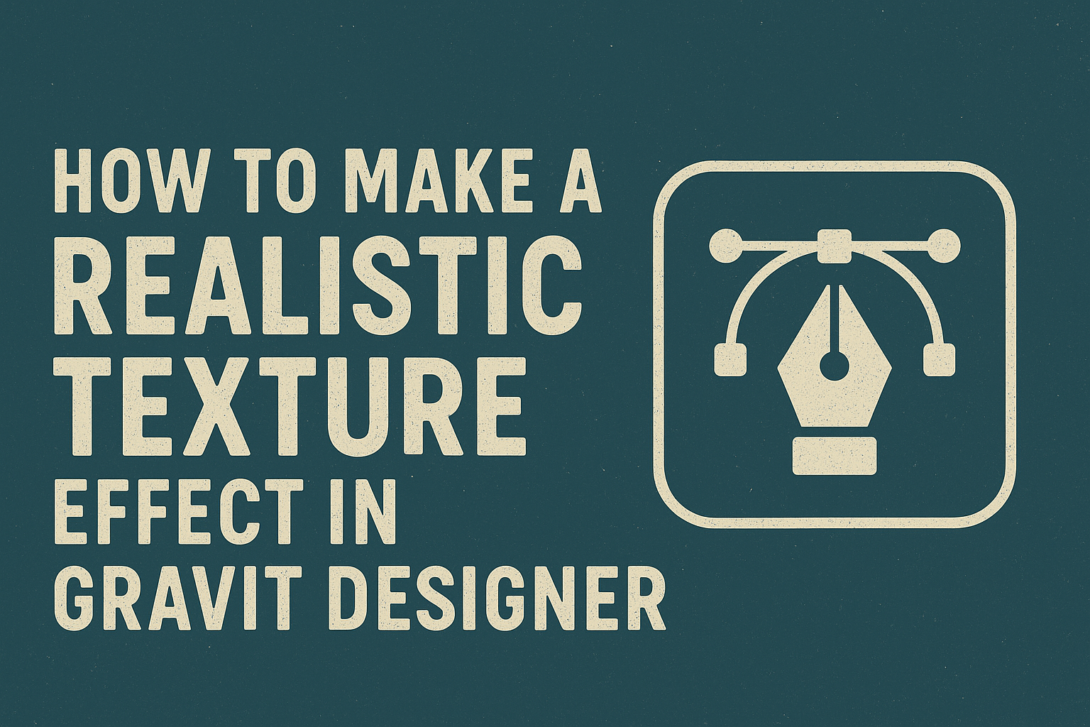 How to Make a Realistic Texture Effect in Gravit Designer