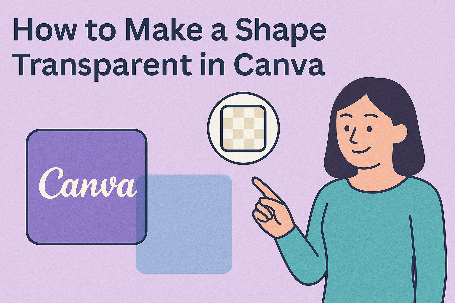 How to Make a Shape Transparent in Canva