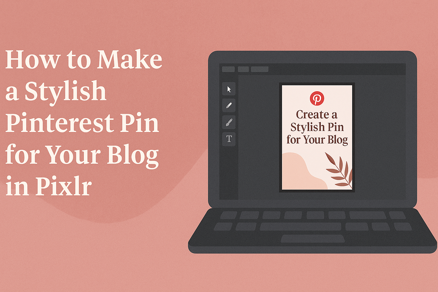 How to Make a Stylish Pinterest Pin for Your Blog in Pixlr