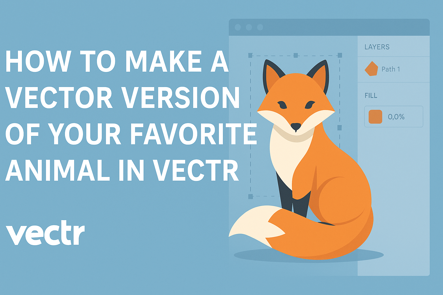 How to Make a Vector Version of Your Favorite Animal in Vectr