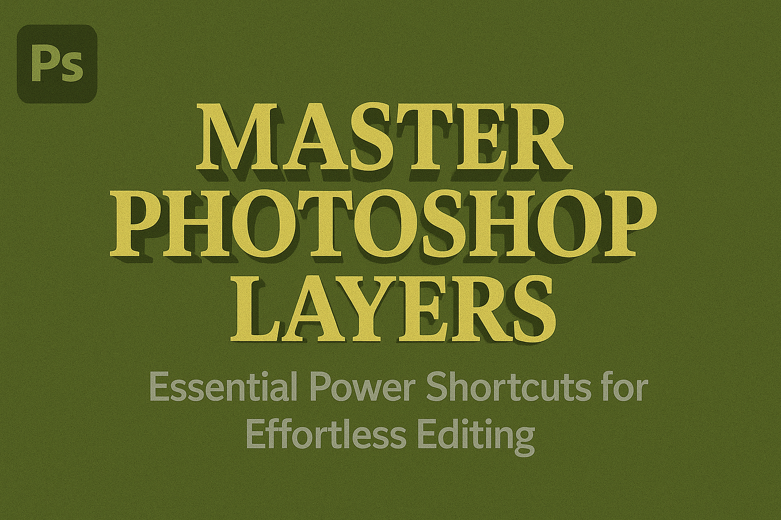 How to Master Photoshop Layers Essential Power Shortcuts for Effortless Editing