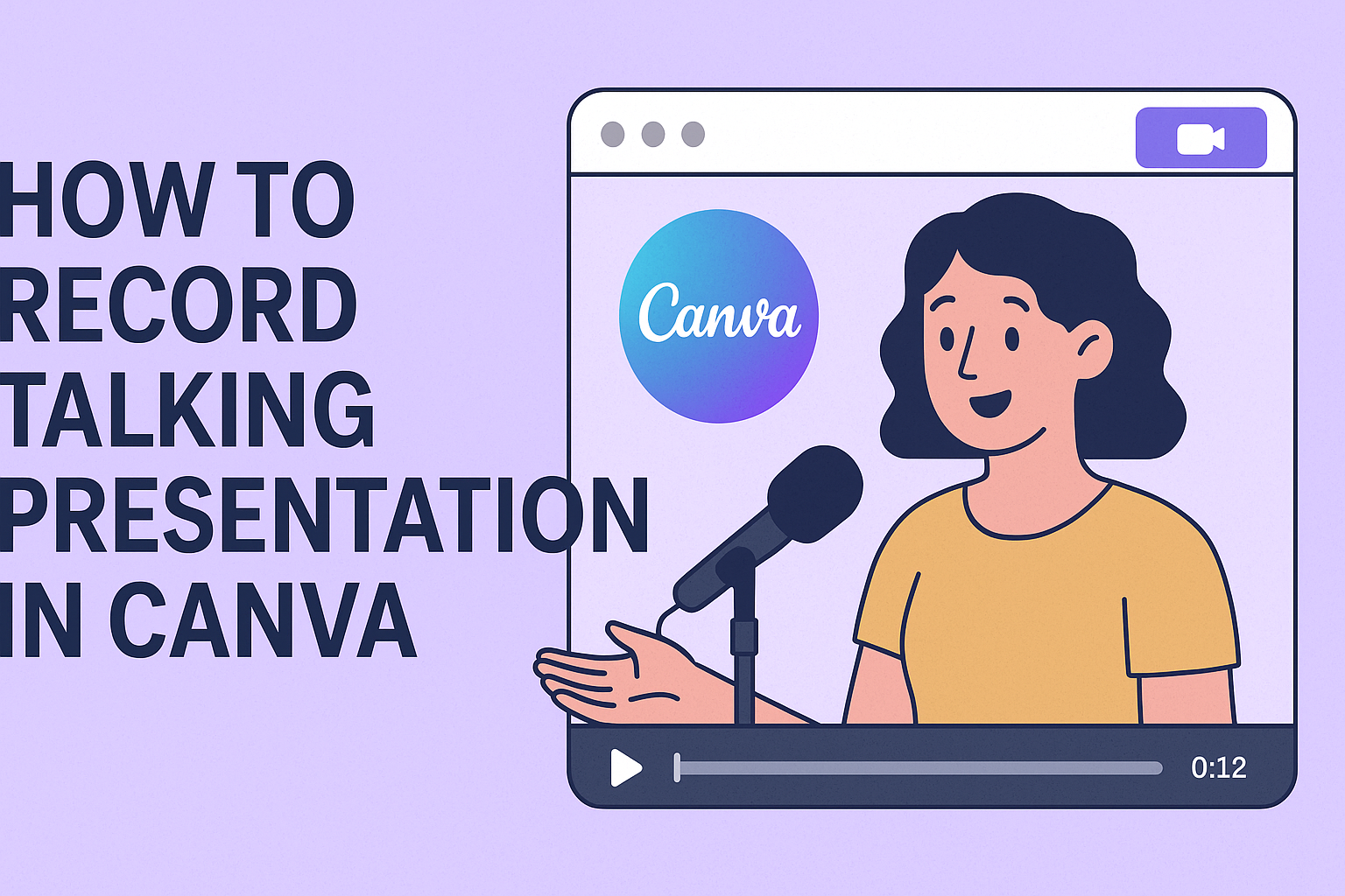 How to Record Talking Presentation in Canva