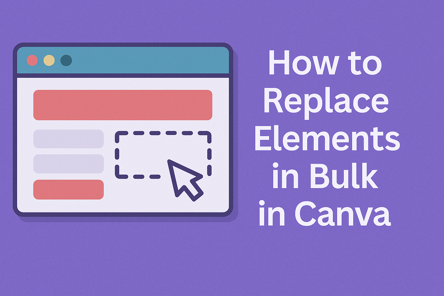 How to Replace Elements in Bulk in Canva