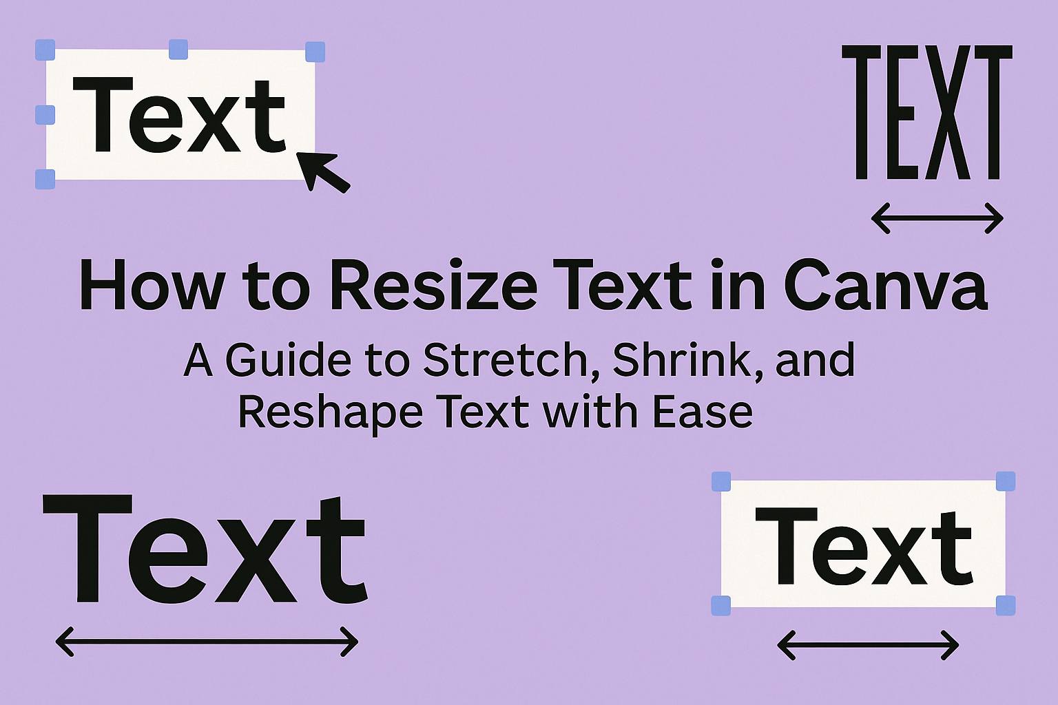 How to Resize Text in Canva: A Guide to Stretch, Shrink, and Reshape Text with Ease