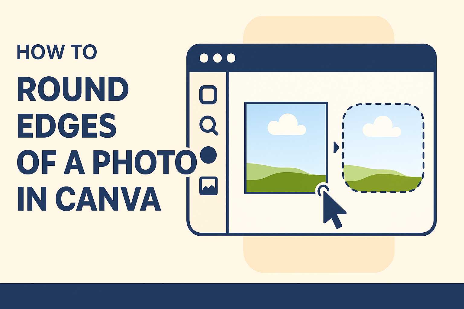 How to Round Edges of a Photo in Canva