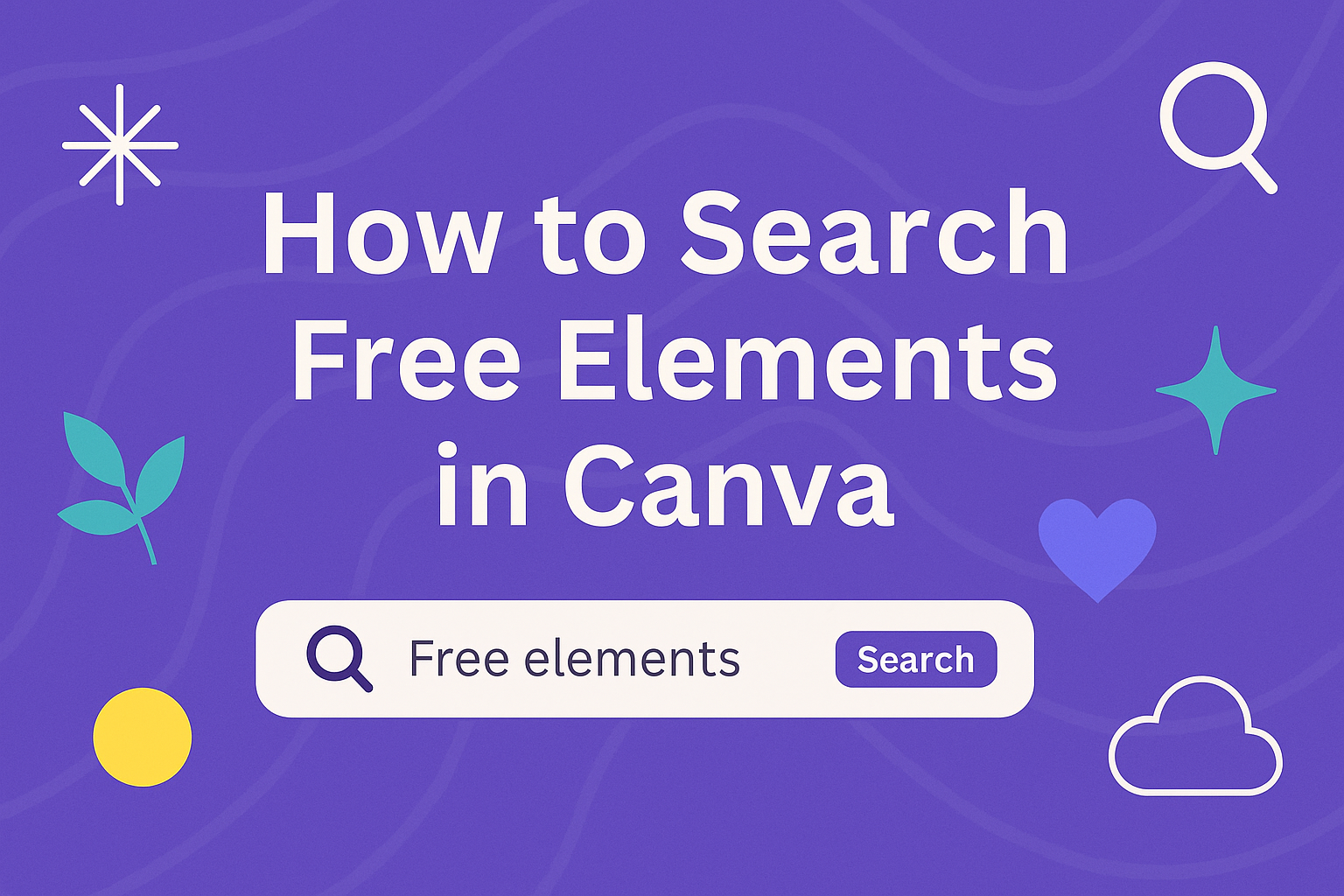 How to Search Free Elements in Canva