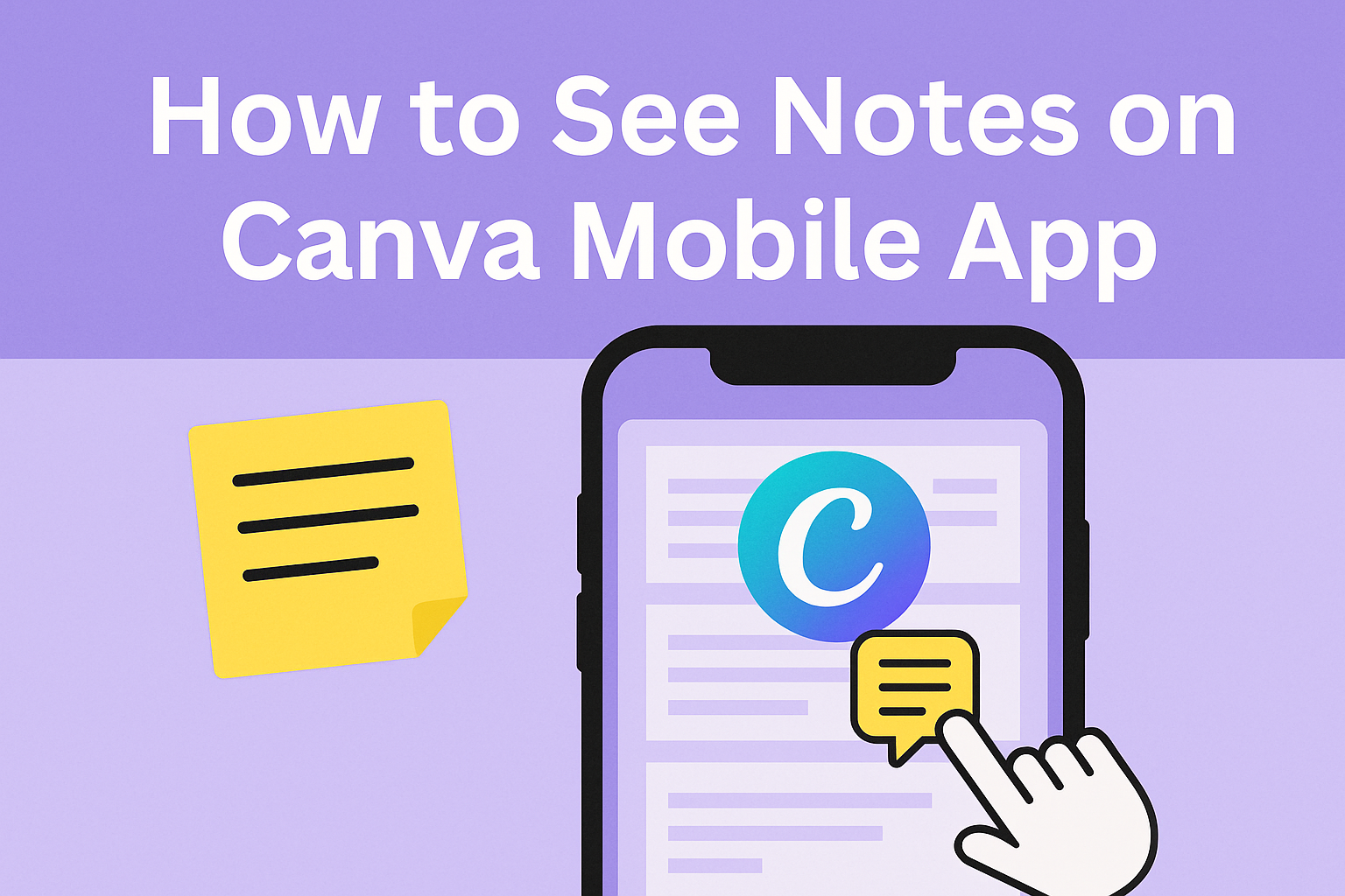 How to See Notes on Canva Mobile App