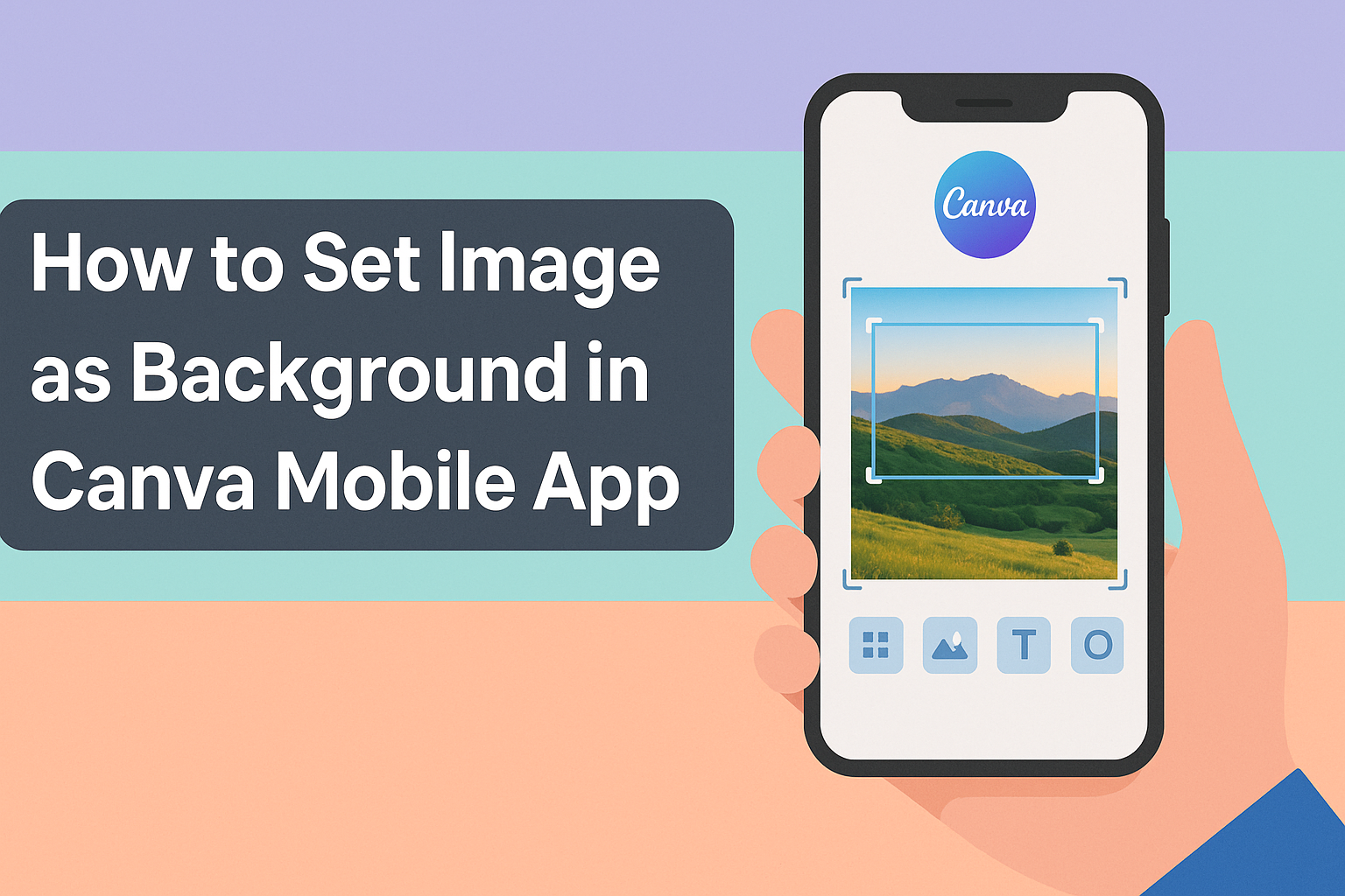How to Set Image as Background in Canva Mobile App